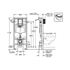 Инсталляция для унитаза Grohe Rapid SL, монтажная высота 1.13 м (38536001) купить в САНН Одесса, изображение 2