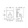 Однорычажный смеситель с переключателем на 2 положения Grohe Cubeo (1017780000) купить в САНН Одесса, изображение 2