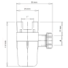 Сифон для группы безопасности Roho R2200-100 - 25x32 (универсальный) (RO0161) купить в САНН Одесса