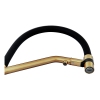 Смеситель для кухни ZERIX MAG-021 BRUSHED GOLD REFL.BLACK с силиконовым изливом, из нерж.стали SUS304 с выходом для питьевой воды (цвет матовое золото, излив черный) (ZX6007) купить в САНН Одесса, изображение 2