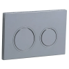 Панель смыва KOER KT-0605-01 220x140x12mm пластиковая, кнопка круглая (цвет хром) (KR5317) купить в САНН Одесса, изображение 4