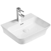 Умивальник накладний керамічний Mixxus Premium Bevel-0201 з переливом 485x410x125mm (MP6480) купить в САНН Одесса, изображение 3