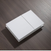 Панель смыва KOER KT-0610-03 240x160x32mm пластиковая, кнопка квадратная (цвет белый) (KR6134) купить в САНН Одесса