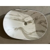 Раковина накладная MIXXUS PREMIUM ELLIPSE-0105 MARBLE-BLACK 600х400х150mm (MP6565) купить в САНН Одесса, изображение 2