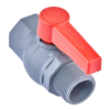 Кран шаровой Plamix PVM-1 1/4" FM PVC (PM0622) купить в САНН Одесса, изображение 2