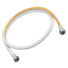 Шланг для газа ZERIX ZHG-01-FF1/2"-050 ПВХ белый 1/2"ГГ 50 см (ZX6156) купить в САНН Одесса, изображение 3