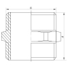 Ниппель 1/2'' big Koer WM.N06.WN без никеля (KR2989) купить в САНН Одесса, изображение 2