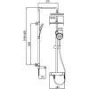 Душевая колонна со смесителем KOER KB-56029-01, 3 функции (Цвет хром) (KR5481) купить в САНН Одесса, изображение 3