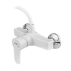 Смеситель для душа PLAMIX MARIO-003 SET WHITE (со шлангом, лейкой и кронштейном) (Цвет белый) (MX1894) купить в САНН Одесса, изображение 2