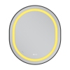 Зеркало MIXXUS PREMIUM ELLIPSE MV05-80x70-REVERSE BLACK с LED Touch, Anti-fog, димером (3-6,5kK) (MP6646) купить в САНН Одесса, изображение 3