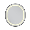 Зеркало MIXXUS PREMIUM ELLIPSE MV05-80x70-REVERSE BLACK с LED Touch, Anti-fog, димером (3-6,5kK) (MP6646) купить в САНН Одесса