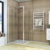 Душевая кабина без поддона KOER SR SC05-90x90x195-TR-01 прозрачное стекло EASY CLEAN 6мм хром (KR5363) купить в САНН Одесса, изображение 2