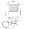 Термоголовка с выносным датчиком M30x1.5 Koer KR.1333 (KR2751) купить в САНН Одесса, изображение 2