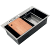 Мойка из нерж. стали MIXXUS PREMIUM MH7545-SET-05 NANO-SILVER (3.0/0.8) комплект (Цвет нерж) (MX9634) купить в САНН Одесса, изображение 4