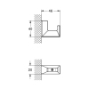 Крючок для халата Grohe Selection Cube (40782000) купить в САНН Одесса