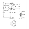 Однорычажный смеситель для раковины S-Size Grohe BauLoop New с нажимным донным клапаном (23878001) купить в САНН Одесса