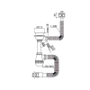 Сифон для кухни MIXXUS SK-05-WH 3 1/2"x40 с пластиковой белой сеткой, отводом для стиральной машины, гибким прямоугольным переливом (MI8193) купить в САНН Одесса