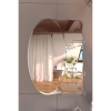 Зеркало настенное ZERIX SOLO MOZ01-65x85x10 ассиметичное с 3-мя полками (ZX5625) купить в САНН Одесса