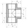 Тройник 63 PPR Koer K0012.PRO (KP0015) купить в САНН Одесса