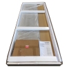 Дверь в нишу распашная KOER SR SD04-120x200-TR-07 прозрачное стекло EASY CLEAN 10мм графит (KR5388) купить в САНН Одесса