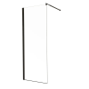 Душевая перегородка Walk-In MIXXUS PREMIUM FLAT SP02-90x200-TR BLACK прозрачное стекло 8мм (MI6855) купить в САНН Одесса, изображение 4