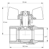 Кран шаровый Koer 1/2" ГШБ (KR.218.W) белый (KR0182) купить в САНН Одесса, изображение 2