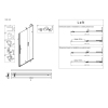 Дверь в нишу Walk-In раздвижная KOER SR SD07-120x200-L-TR-01 прозрачное стекло EASY CLEAN 8мм хром (KR5686) купить в САНН Одесса, изображение 4