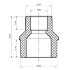 Муфта редукционная НB 32x20 PPR Koer K0057.PRO (KP0067) купить в САНН Одесса, изображение 2