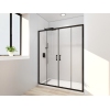 Дверь в нишу раздвижная MIXXUS PREMIUM DIVERSE SD01-160x185-TR BLACK прозрачное стекло 5мм (MI6879) купить в САНН Одесса, изображение 4