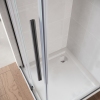 Дверь в нишу Walk-In раздвижная KOER SR SD07-120x200-L-TR-07 прозрачное стекло EASY CLEAN 8мм графит (KR5688) купить в САНН Одесса, изображение 4