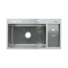 Мойка для кухни из нерж. стали ZERIX ZH8245-SET-08 MICRO DECOR SS COLOR (цвет нержавейка) (ZM5593) купить в САНН Одесса