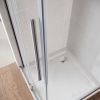 Дверь в нишу Walk-In раздвижная KOER SR SD07-120x200-L-TR-01 прозрачное стекло EASY CLEAN 8мм хром (KR5686) купить в САНН Одесса, изображение 2