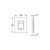 Комплект Grohe Set Унитаз ELLIPSE-0301-T3 система смыва TORNADO 3.0 + Инсталляция Grohe Rapid SL 38536001 + панель смыва 38732000 (38536001ELLIPS0301T3) купить в САНН Одесса