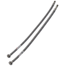 Гибкие шланги для смесителя гайка 1/2'' - Штуцер M10 (40 см) 2 шт (силик. оболочка) Zerix (ZX3028) купить в САНН Одесса, изображение 2