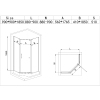 Душевая кабина с низким поддоном MIXXUS LINES SCT01-90x90x198-TR GRAPHITE прозрачное стекло 6мм NEW (MI8429) купить в САНН Одесса