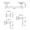 Набор аксессуаров 4 в 1 Grohe Essentials Cube New (40778001) купить в САНН Одесса