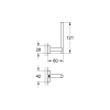 Держатель для запасного рулона туалетной бумаги Grohe Essentials Cube New (40623001) купить в САНН Одесса