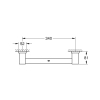 Поручень для ванны Grohe Essentials Cube New (40514001) купить в САНН Одесса