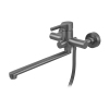 Смеситель для ванны ZERIX REX-006 (EURO) GRAPHITE из нерж. стали (Цвет графит) (ZX6120) купить в САНН Одесса, изображение 4