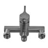 Смеситель для ванны ZERIX REX-006 (EURO) GRAPHITE из нерж. стали (Цвет графит) (ZX6120) купить в САНН Одесса, изображение 3