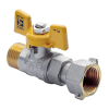 Кран с накидной гайкой 3/4" ГШБ газ Koer KR.220.G (KR0167) купить в САНН Одесса, изображение 2