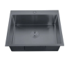 Мойка Zerix ZH5045-215 Nano-Black (3.0/0.8) с нерж. стали  (MX1580) купить в САНН Одесса, изображение 2