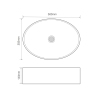 Раковина накладная MIXXUS PREMIUM BEVEL-0106 500х355х140mm (MP6546) купить в САНН Одесса