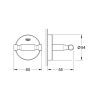 Крючок для халата Grohe Bau Cosmopolitan Neutral (40461001) купить в САНН Одесса