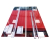 Дверь в нишу раздвижная KOER SR SD01-140x200-TR-01 прозрачное стекло EASY CLEAN 8мм хром (KR5380) купить в САНН Одесса, изображение 3