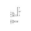 Держатель для запасного рулона туалетной бумаги Grohe Selection Cube (40784000) купить в САНН Одесса, изображение 2