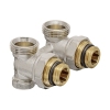 Комплект для нижнего подкл. радиатора Koer SET-21 - 1/2"x3/4" (угловой) с термоголовкой НН (KR3173) купить в САНН Одесса, изображение 4