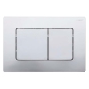 Панель смыва KOER KT-0602-01 240x160x10mm пластиковая, кнопка квадратная (цвет хром) (KR5178) купить в САНН Одесса, изображение 2