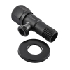 Кран для подключения сантехприборов MIXXUS VAL-06-1/2x1/2 BLACK из нерж. стали SUS304 (Цвет черный) (MI6058) купить в САНН Одесса