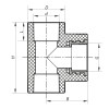 Тройник ВР 32x3/4F PPR Koer K0106.PRO (KP0126) купить в САНН Одесса